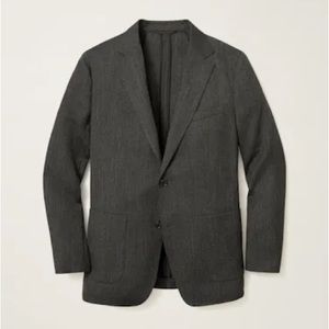 Bonobos charcoal gray Marlane Italian wool blazer 38s slim fit